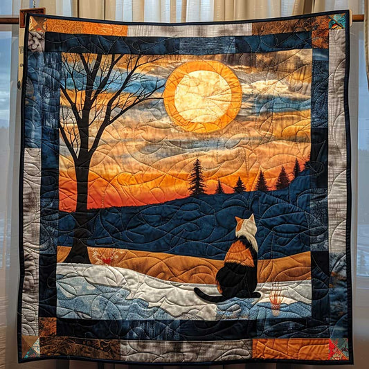 Sunset Cat WN2410003CL Quilt