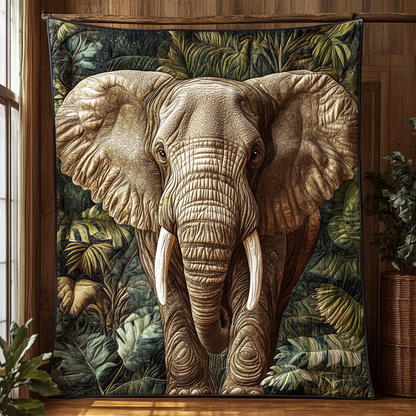 Tropical Elephant XR2309027CL Quilt