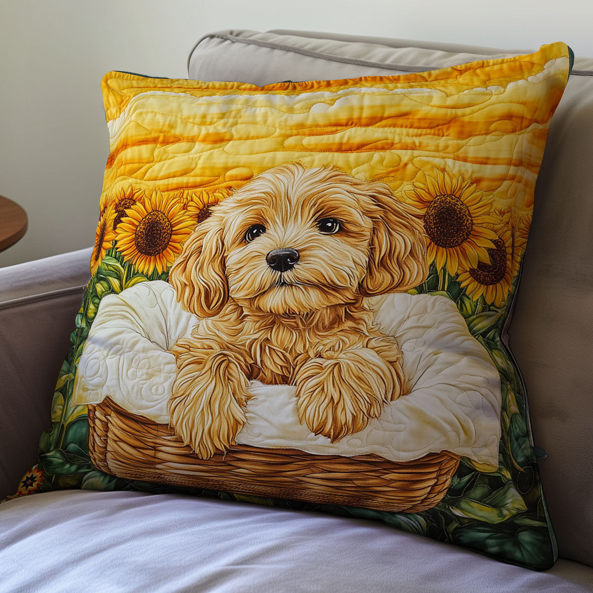 Puppy WY0312129CL Quilt Pillow Case