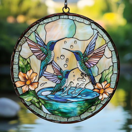 Hummingbird WU1211071CL Suncatcher