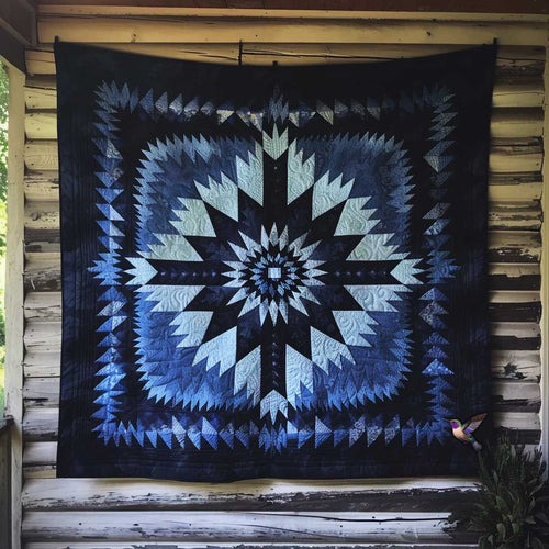 Native Blue Star Garden WN1110023CL Quilt