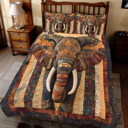 Elephant Echoes WX2012082CL Duvet Cover Set