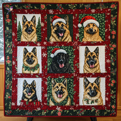 Christmas German Shepherd WY1311042CL Quilt