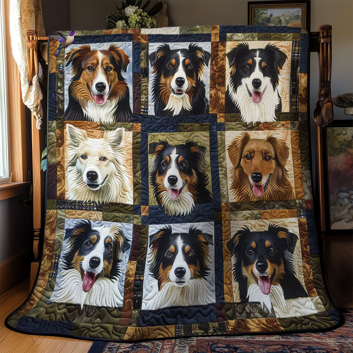 Loyal Border Collies WN2910034CL Quilt