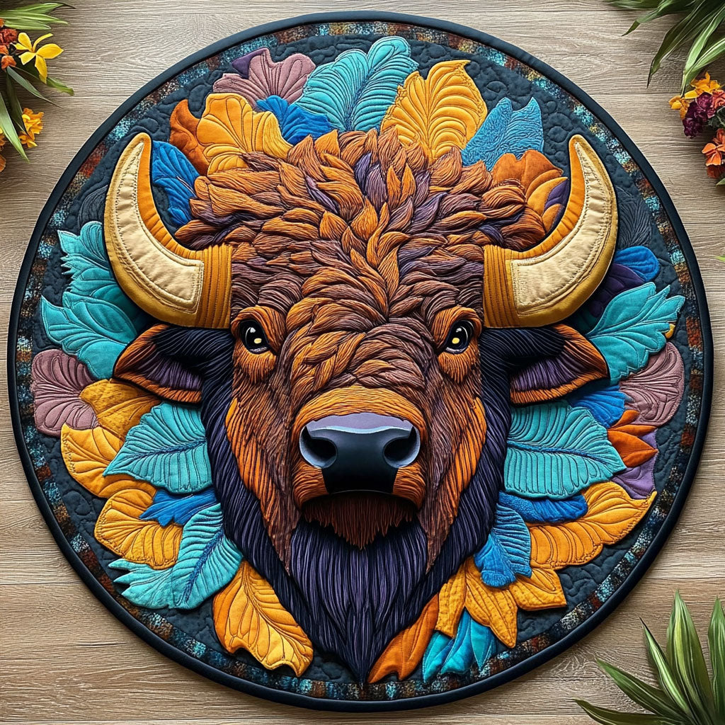 Strong Bison CP1704098CL Quilted Round Mat