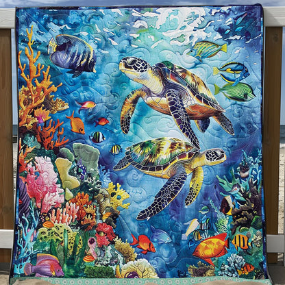 Sea Turtle WJ1309023CL Quilt