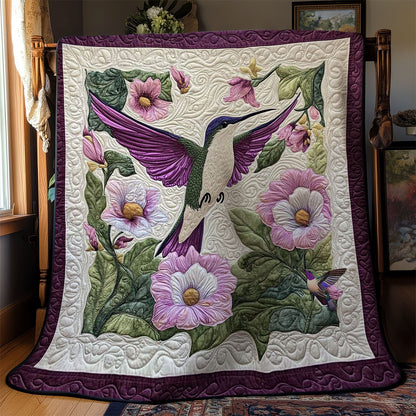 Hummingbird’s Spring Symphony WN0111004CL Quilt