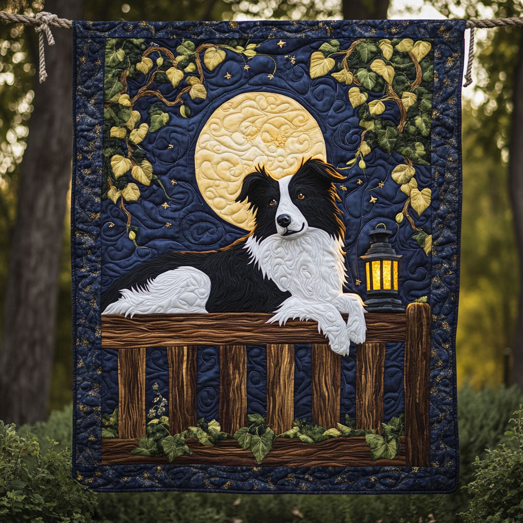 Border Collie Moon WT1901032CL Quilt