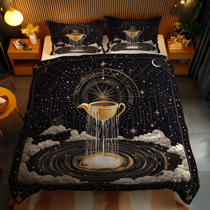 Aquarius Flow WN3012052CL Duvet Cover Set