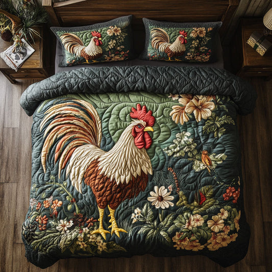 Rooster In Farm WY1802039CL Duvet Cover Set