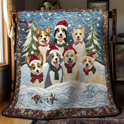 Holiday Dog Cheer WN2011117CL Quilt