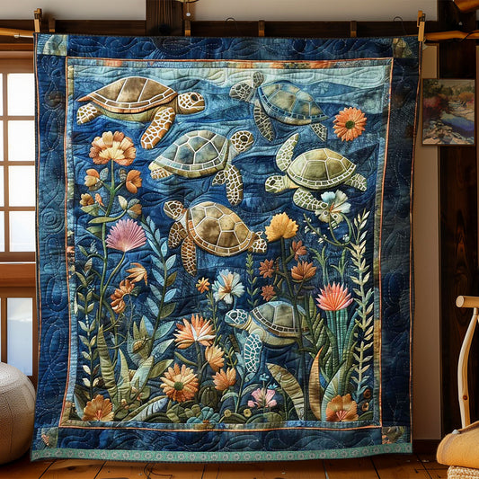 Sea Turtle WJ1209027CL Quilt