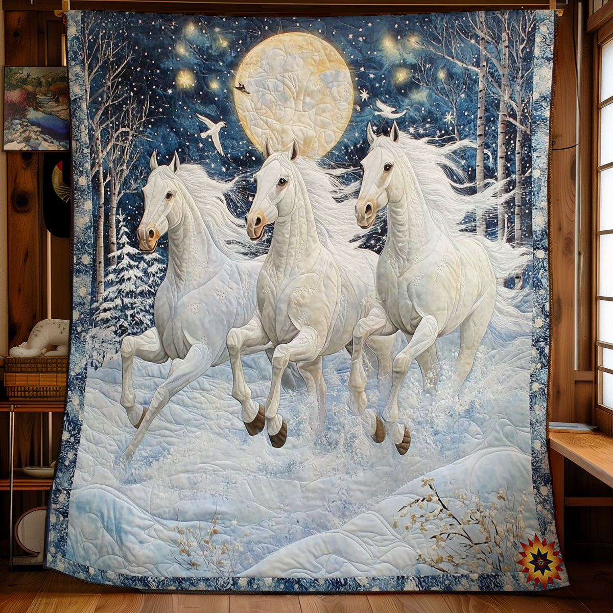 Snow Horse WY2711006CL Quilt