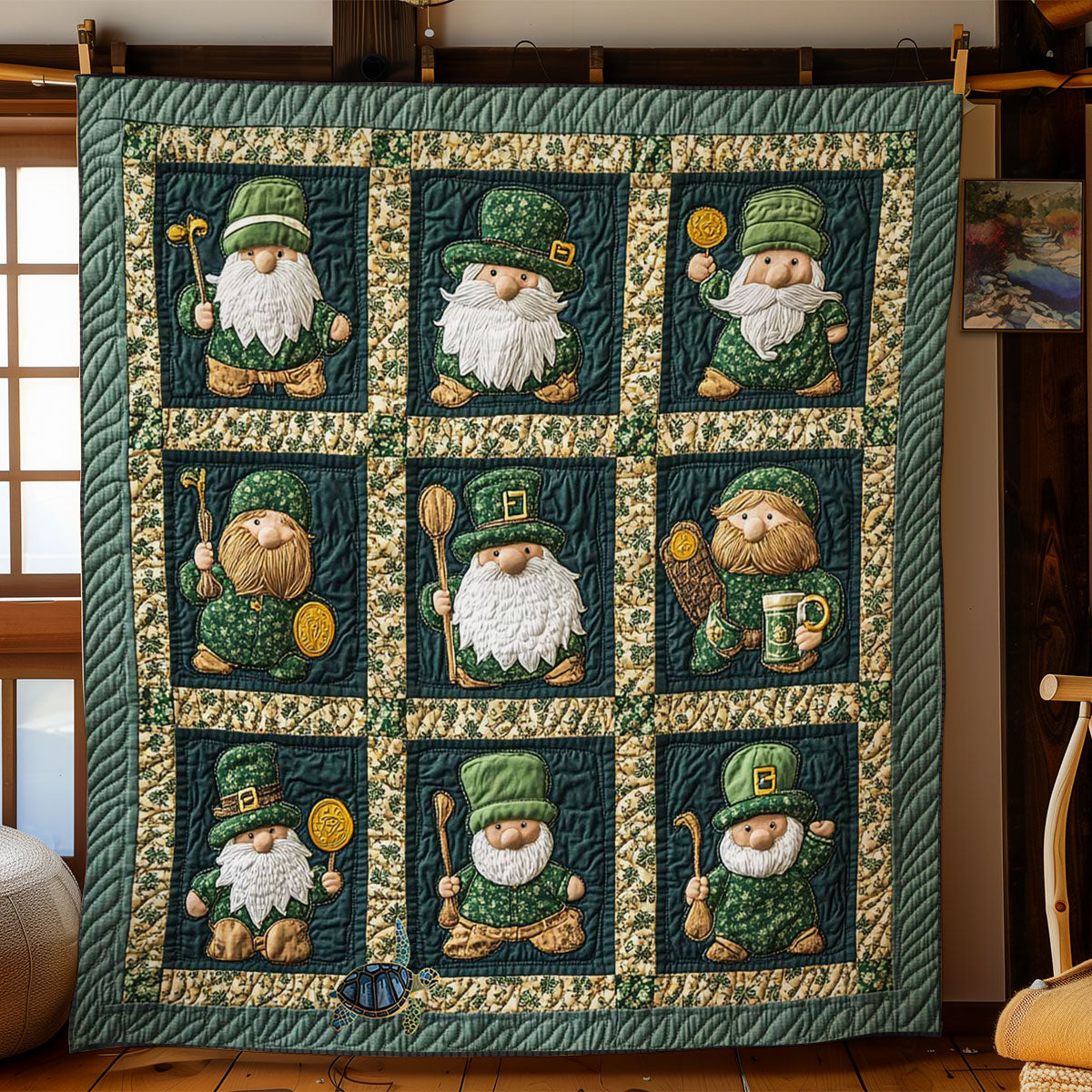 Clover Gnome Parade WN1912011CL Quilt