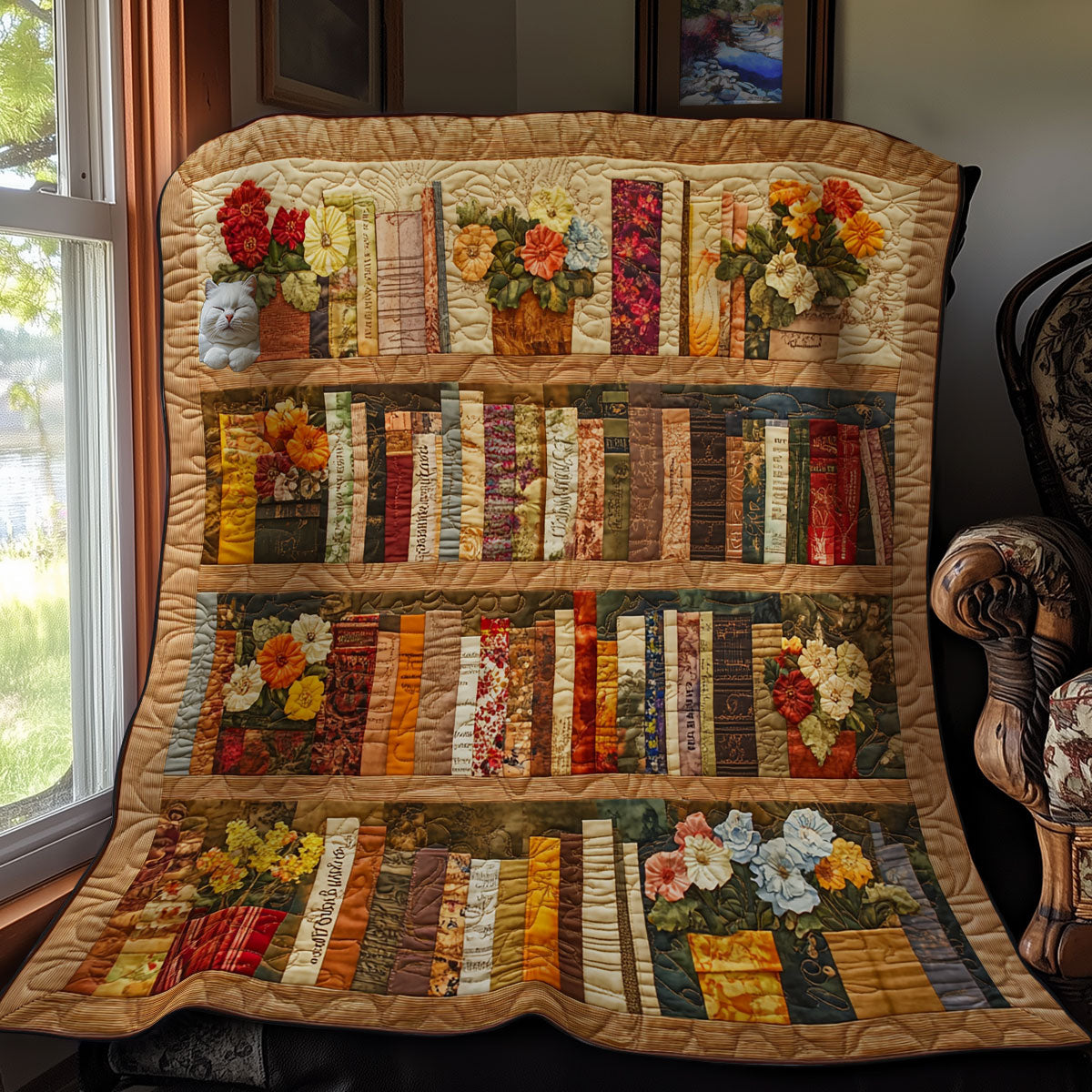 Bookshelf WY2011010CL Quilt