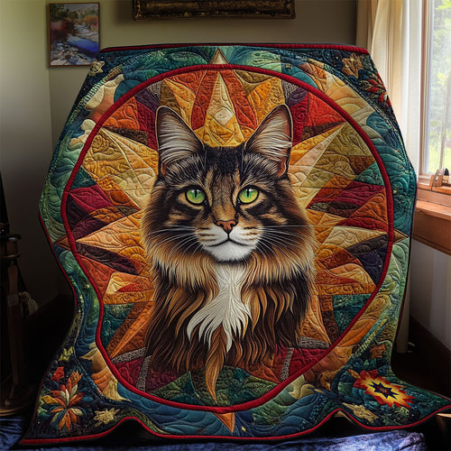 Mystic Portrait Cat WY1112013CL Quilt