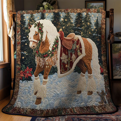 Christmas Blessing Horse WN2911027CL Quilt