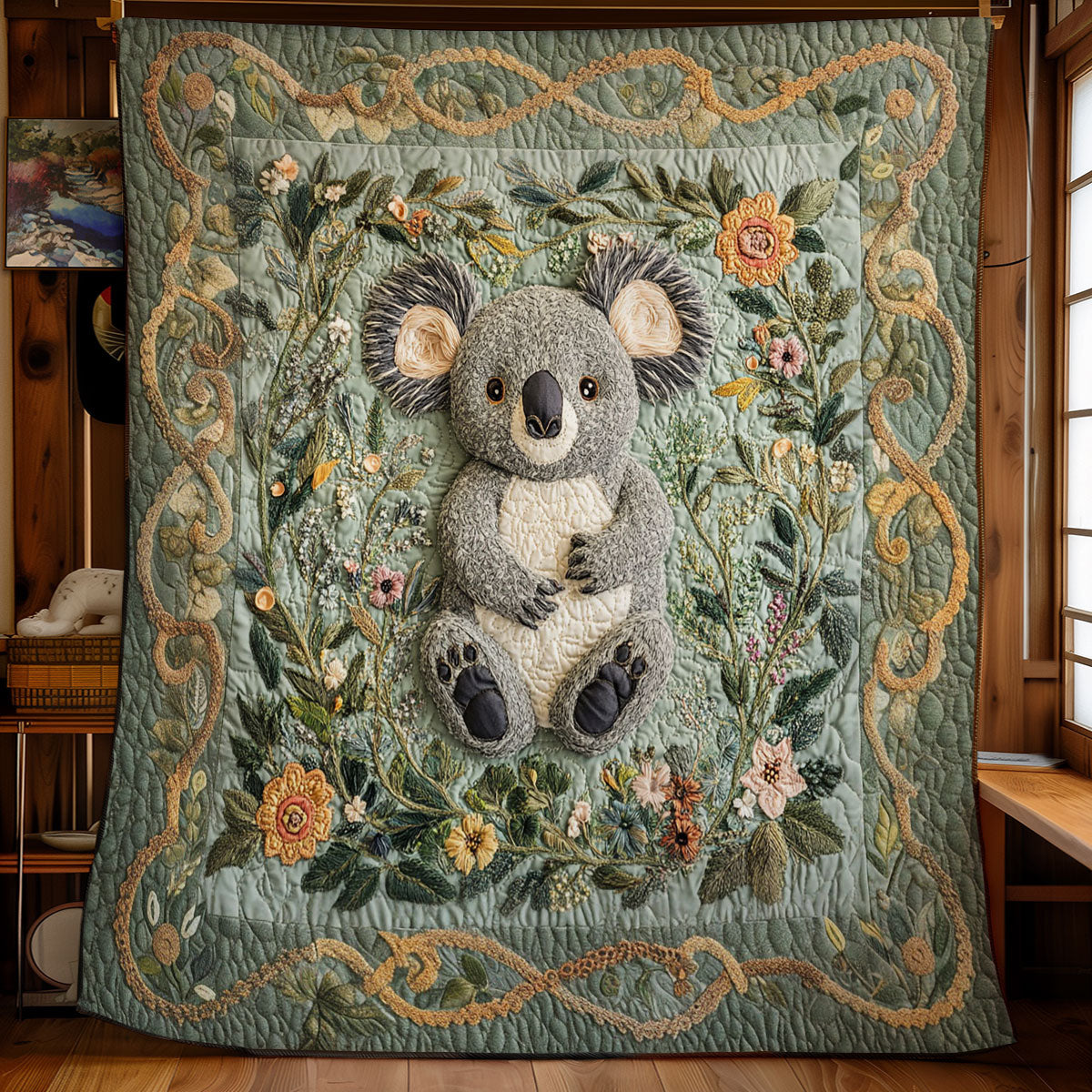 Adorable Koala WY2702037CL Quilt