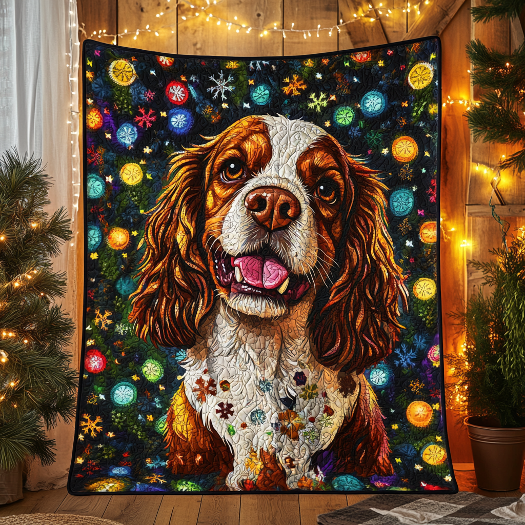 Sparkling Cocker Spaniel WN2409070CL Quilt – Cozzyhomes