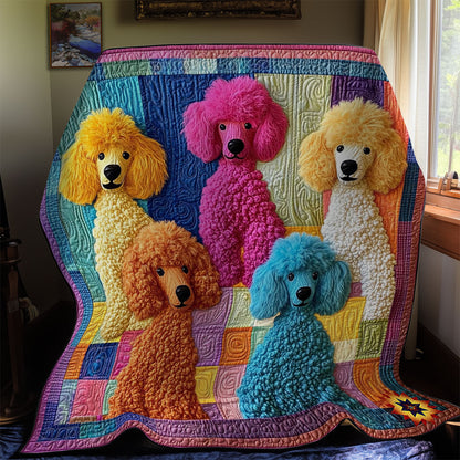Colorful Dog WY2611009CL Quilt