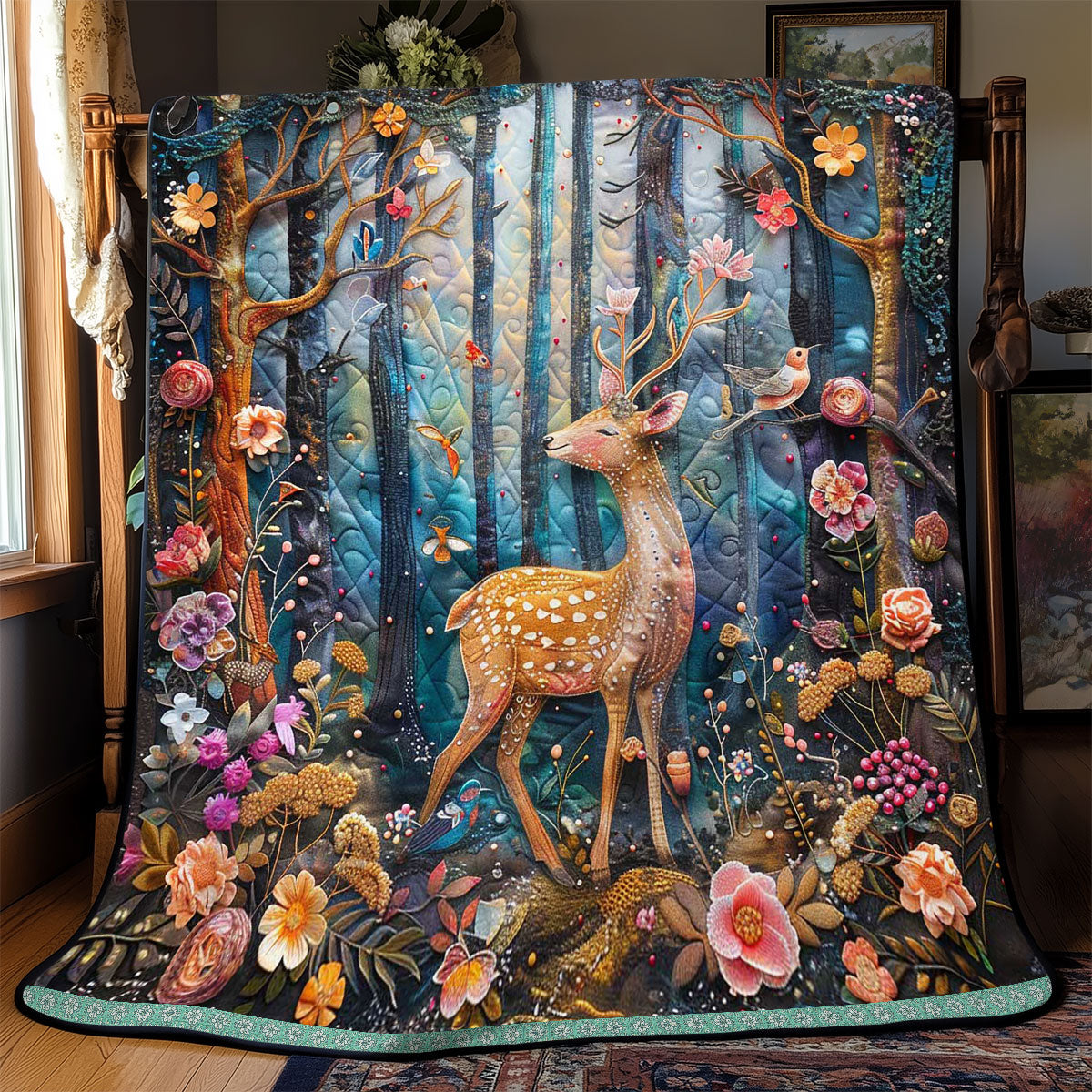 Dreamy Deer WJ1309003CL Quilt