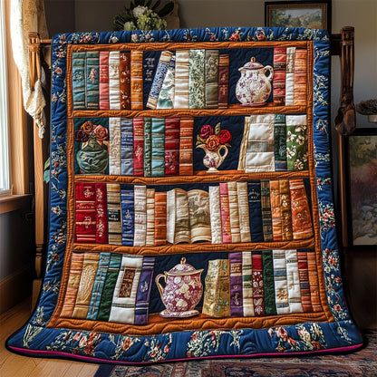 Lovely Bookshelf WP3012018CL Quilt