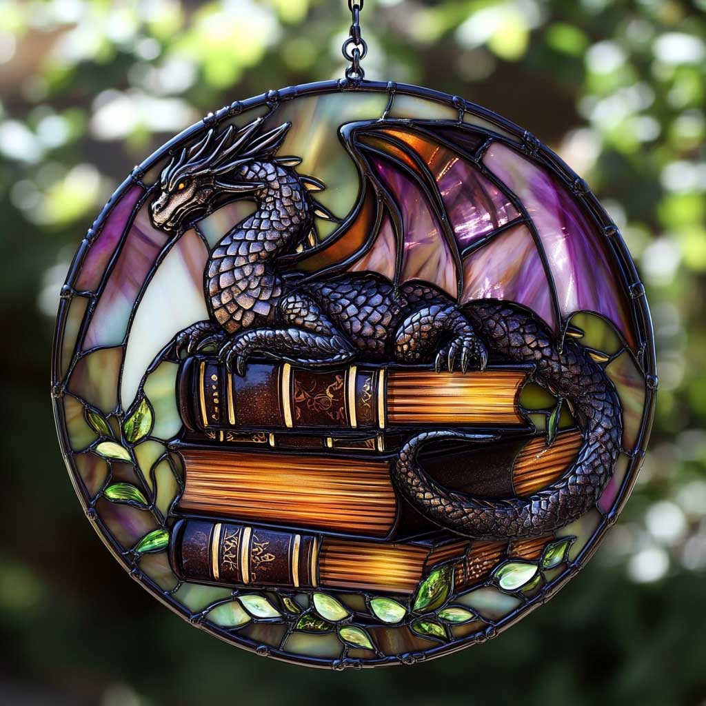 Scholar Dragon WN0402030CL Suncatcher