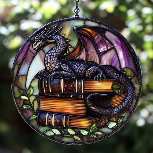 Scholar Dragon WN0402030CL Suncatcher