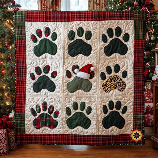 Christmas Paw Dog Pals WN0511023CL Quilt