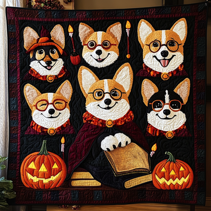 Corgi’s Magic Read WN2409008CL Quilt