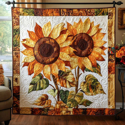 Sunflower Patchwork WP2611037CL Quilt