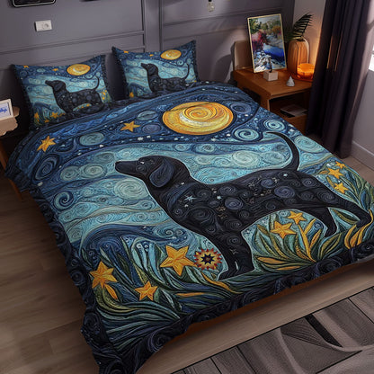 Dachshund Starry Night WN0710078CL Duvet Cover Set