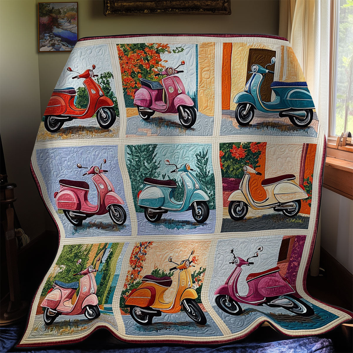 Scooter Lover WY1112018CL Quilt
