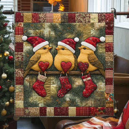 Christmas Bird WJ1510008CL Quilt