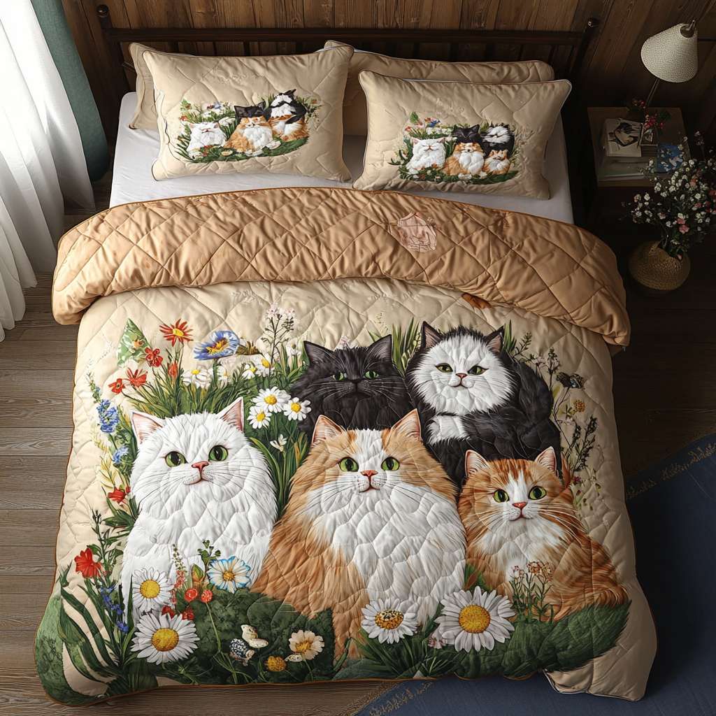 Paws in the Garden YR0701004CL Duvet Cover Set