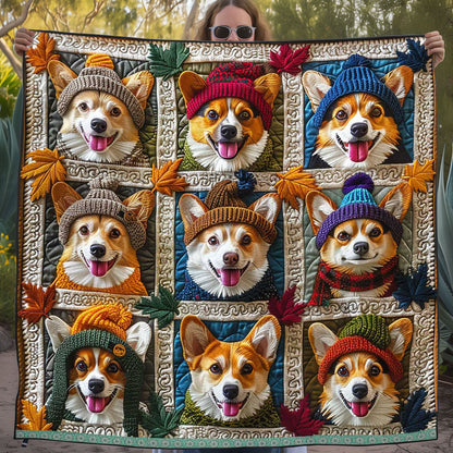 Cute Corgi WJ1209003CL Quilt