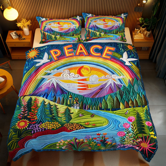 Hippie Peace WJ2810027CL Duvet Cover Set