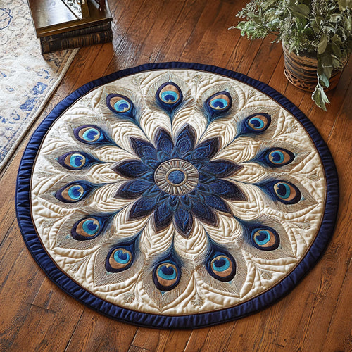 Mandala Glory CP1508032CL Quilted Round Mat