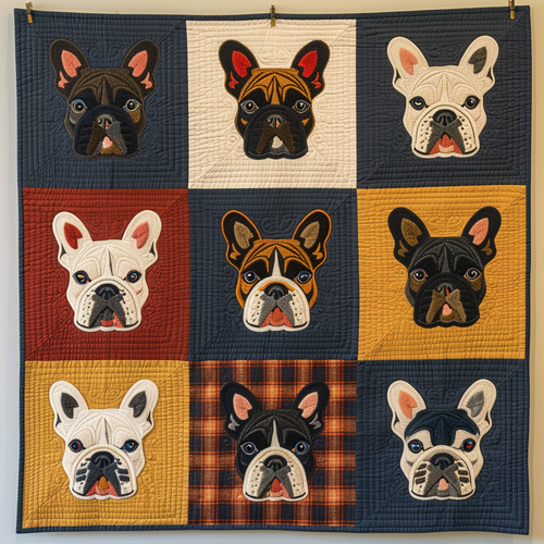 Happy Pug WN1909045CL Quilt