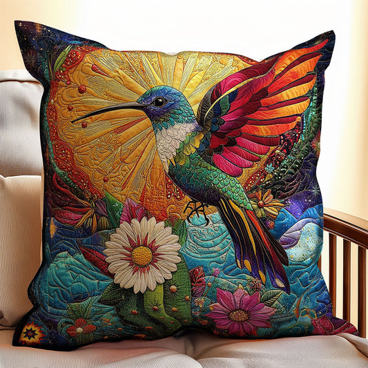 Cactus And Hummingbird WY1612087CL Quilt Pillow Case