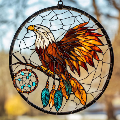 Eagle And Dreamcatcher WY2202134CL Suncatcher