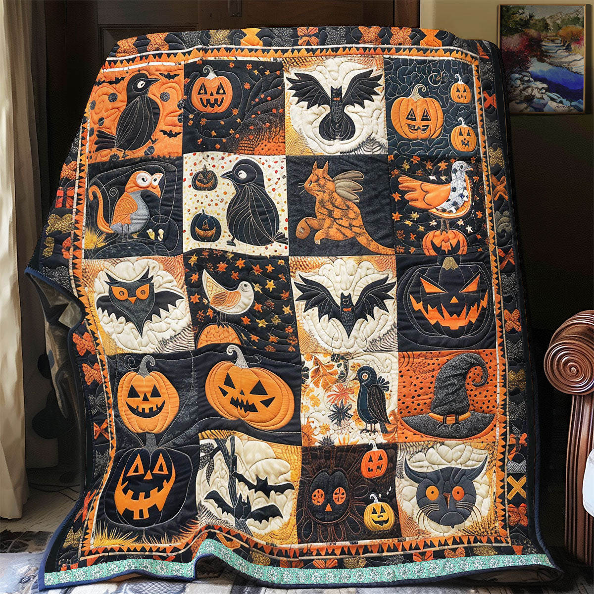 Halloween Mischief WN1309070CL Quilt