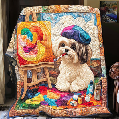 Artist Shih Tzu XB0703026CL Quilt