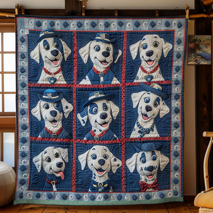 Dalmatian Cheerful WN1209017CL Quilt