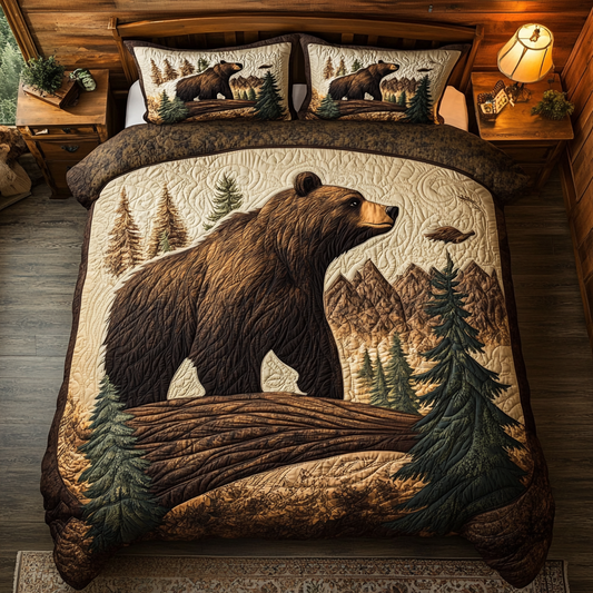 Rustic Bear Haven YR0801022CL Duvet Cover Set