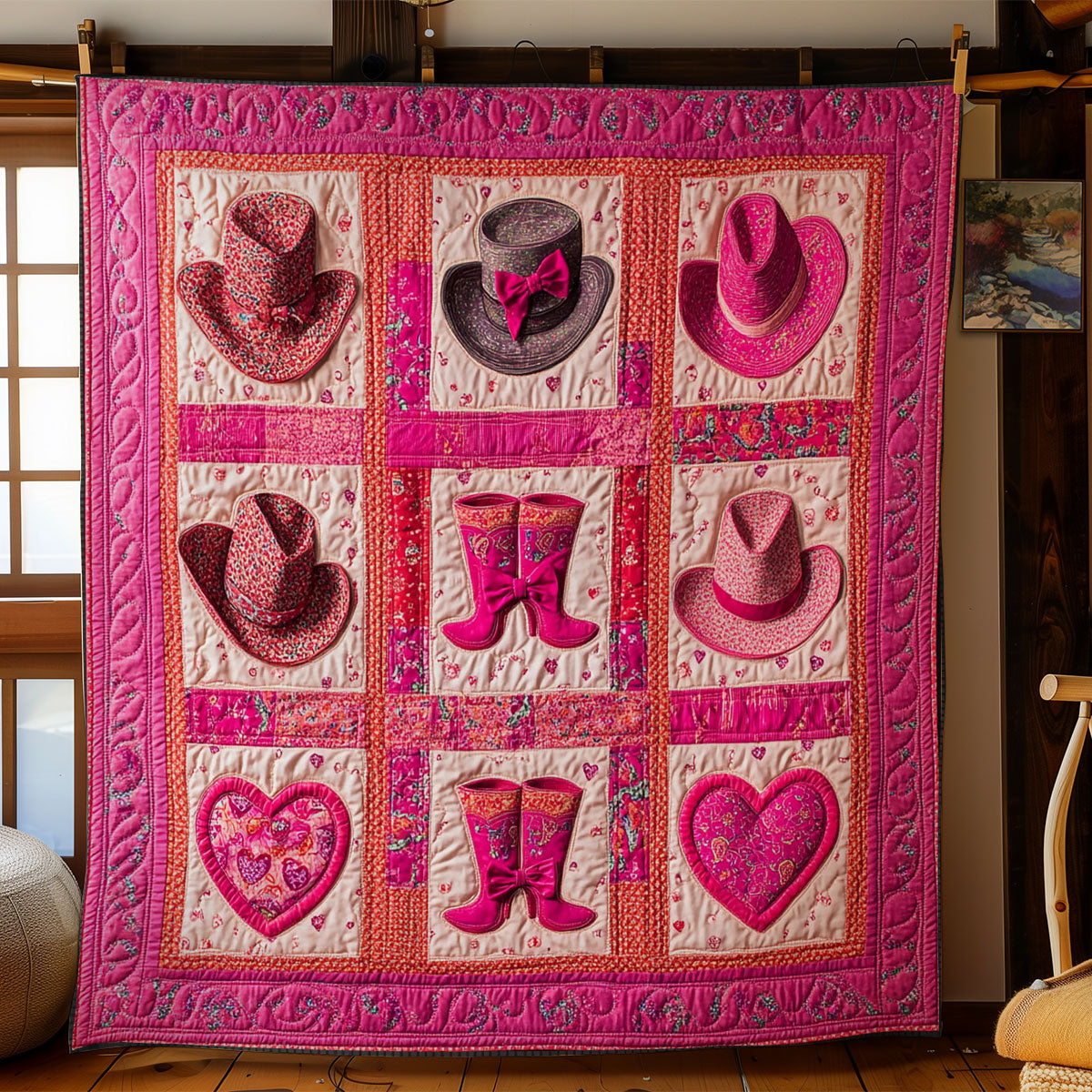 Cowboy Valentine WY0901023CL Quilt
