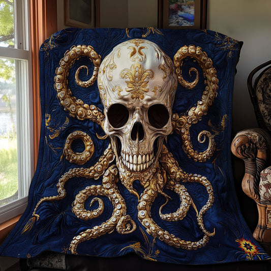 Skull Octopus WY2111036CL Quilt