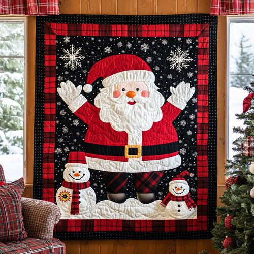 Christmas Snowman WJ1712006CL Quilt