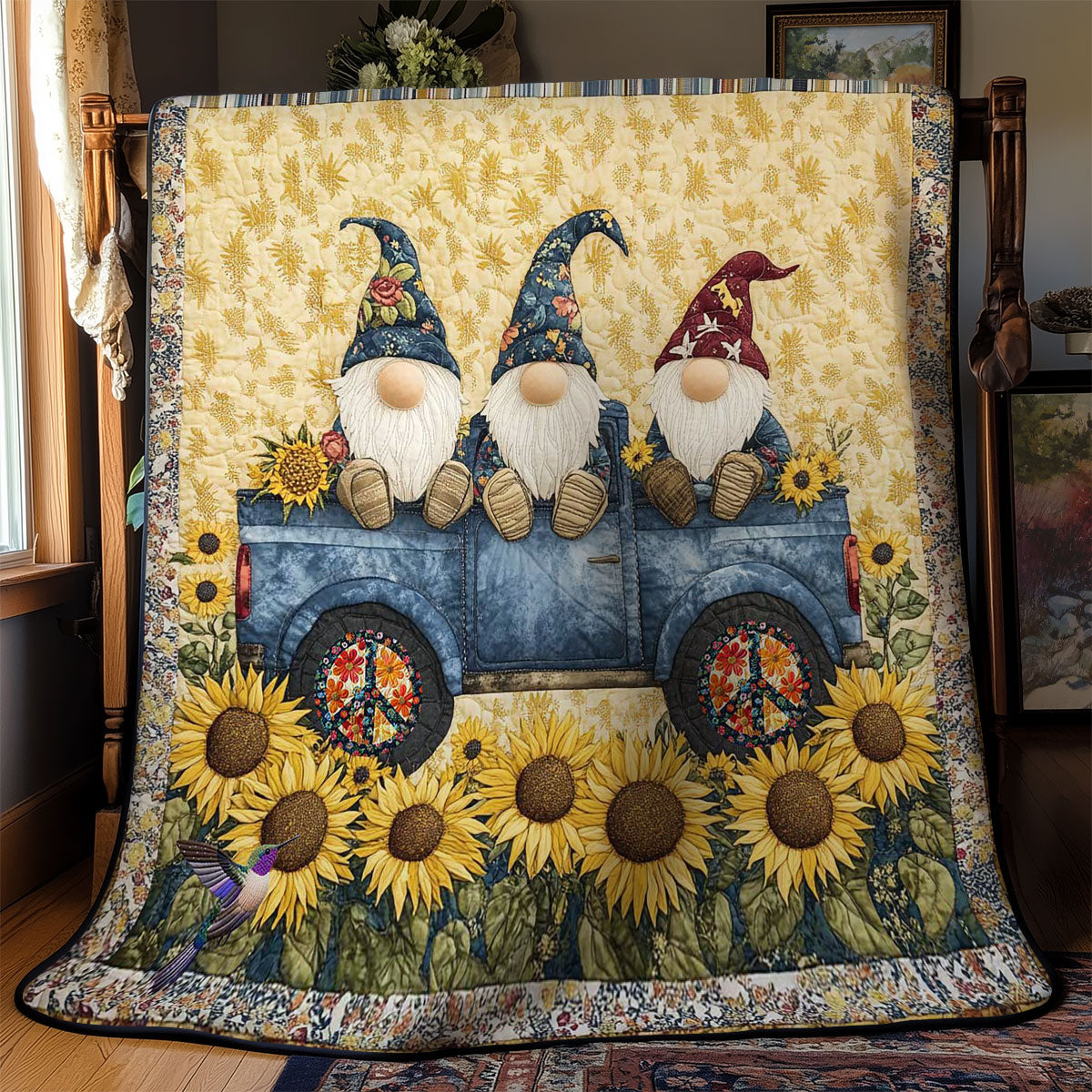 American Dream Gnome WN2811056CL Quilt