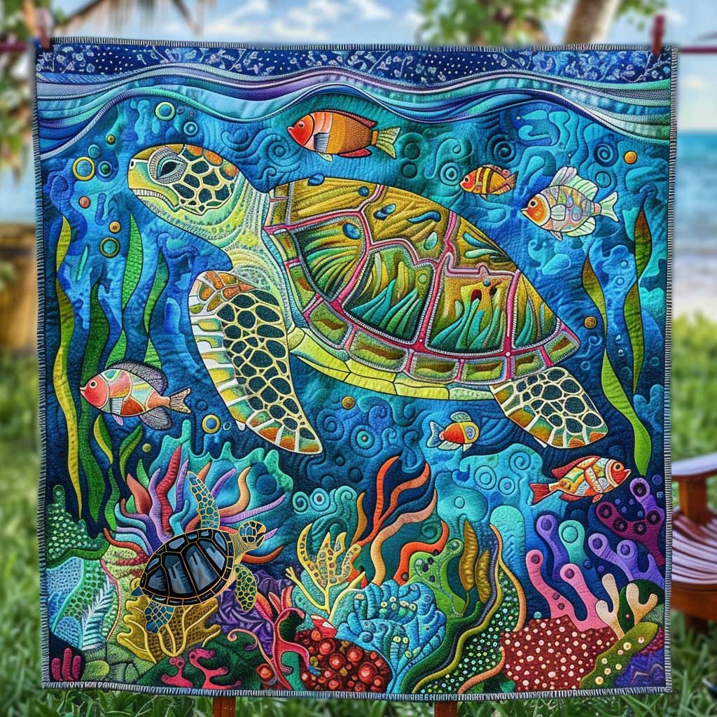 Turtle Sea Symphony WN1110012CL Quilt